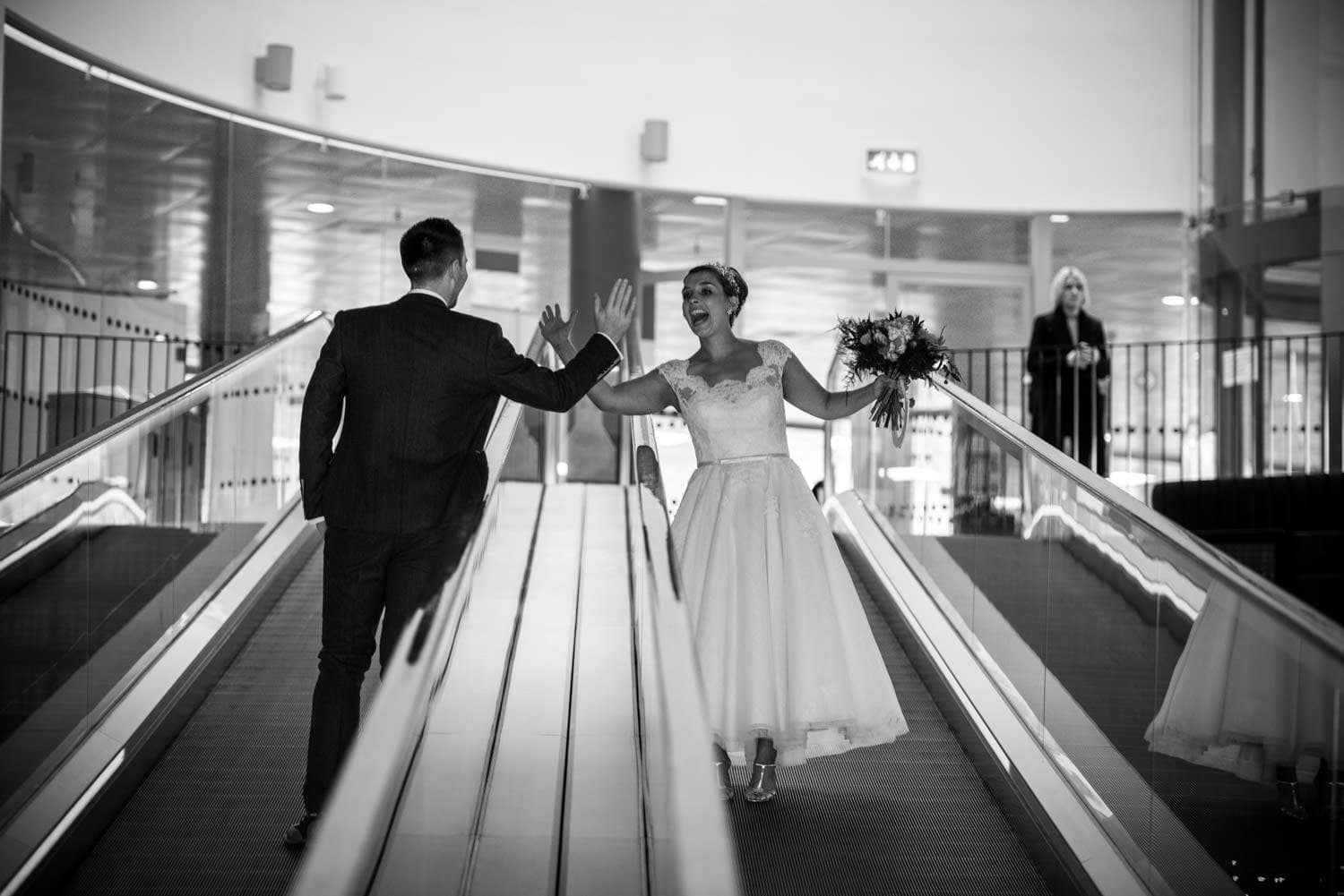 Birmingham Library Wedding Photography